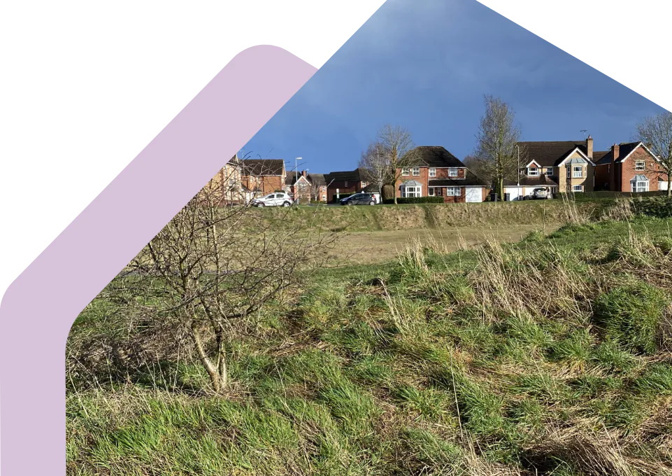Land acquisition hero image showing land for a future Lafford Homes development | Lafford Group