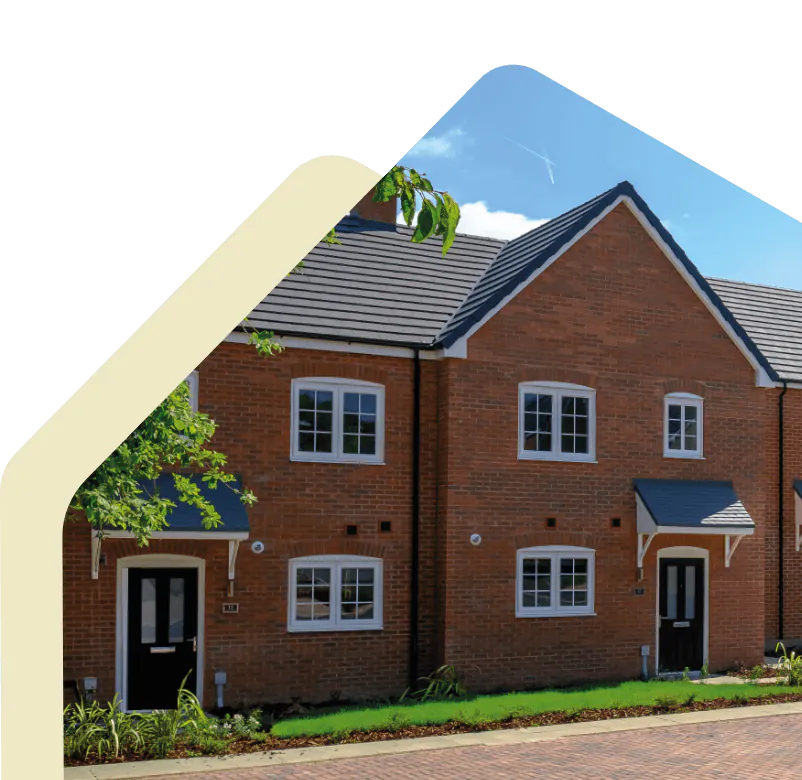 Completed Lafford homes on completed development.