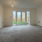 Living room with media connection points in The Ruskington, Plot 48 at Beacon Hollow