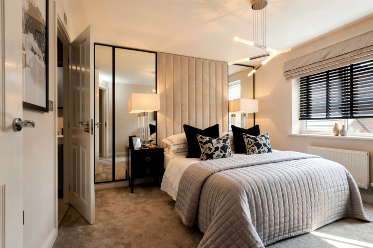 CGI of Bedroom 1 in a typical 4 bedroom Lafford New Homes property at The Orchards, Greylees.
