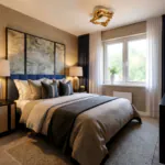 CGI of Bedroom 3 in a typical 4 bedroom Lafford New Homes property at The Orchards, Greylees.