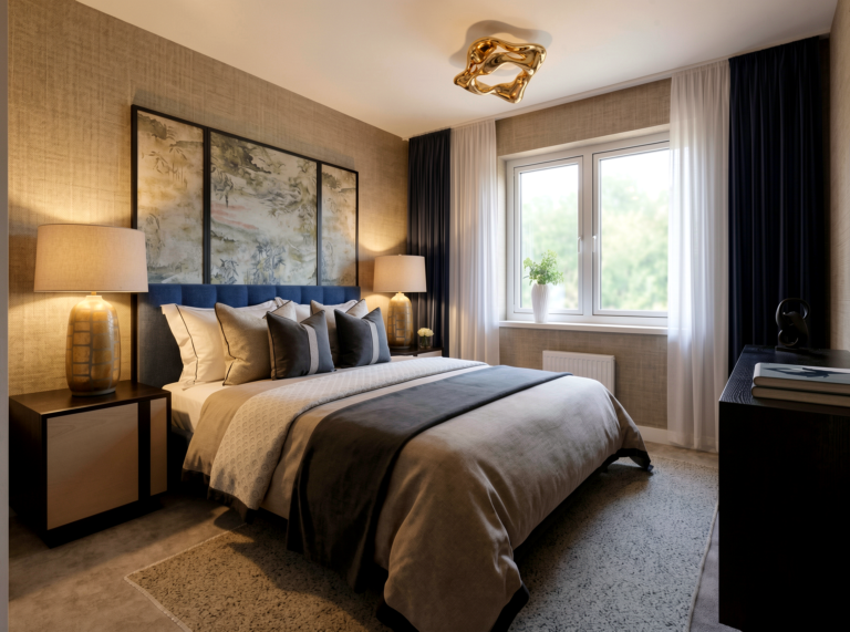 CGI of Bedroom 3 in a typical 4 bedroom Lafford New Homes property at The Orchards, Greylees.