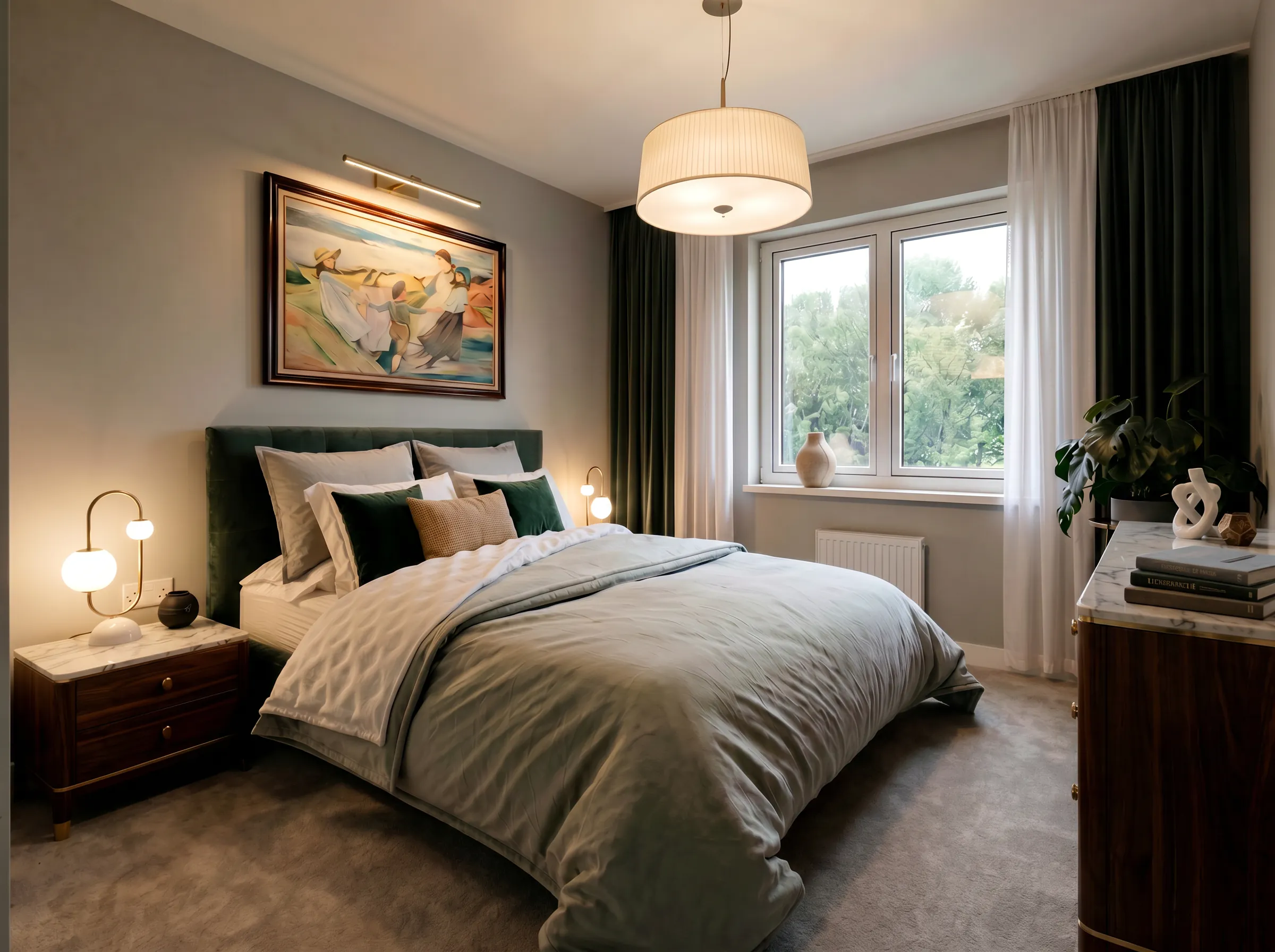 CGI of Bedroom 4 in a typical 5 bedroom Lafford New Homes property at The Orchards, Greylees
