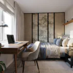 CGI of Bedroom 5 in a typical 5 bedroom Lafford New Homes property at The Orchards, Greylees