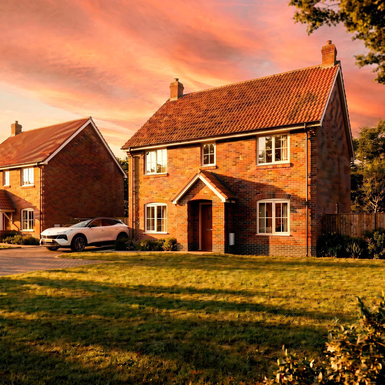 CGI exterior of Plot 2 The Wragby at Goose Court, Kirton, a 4 bedroom detached home.