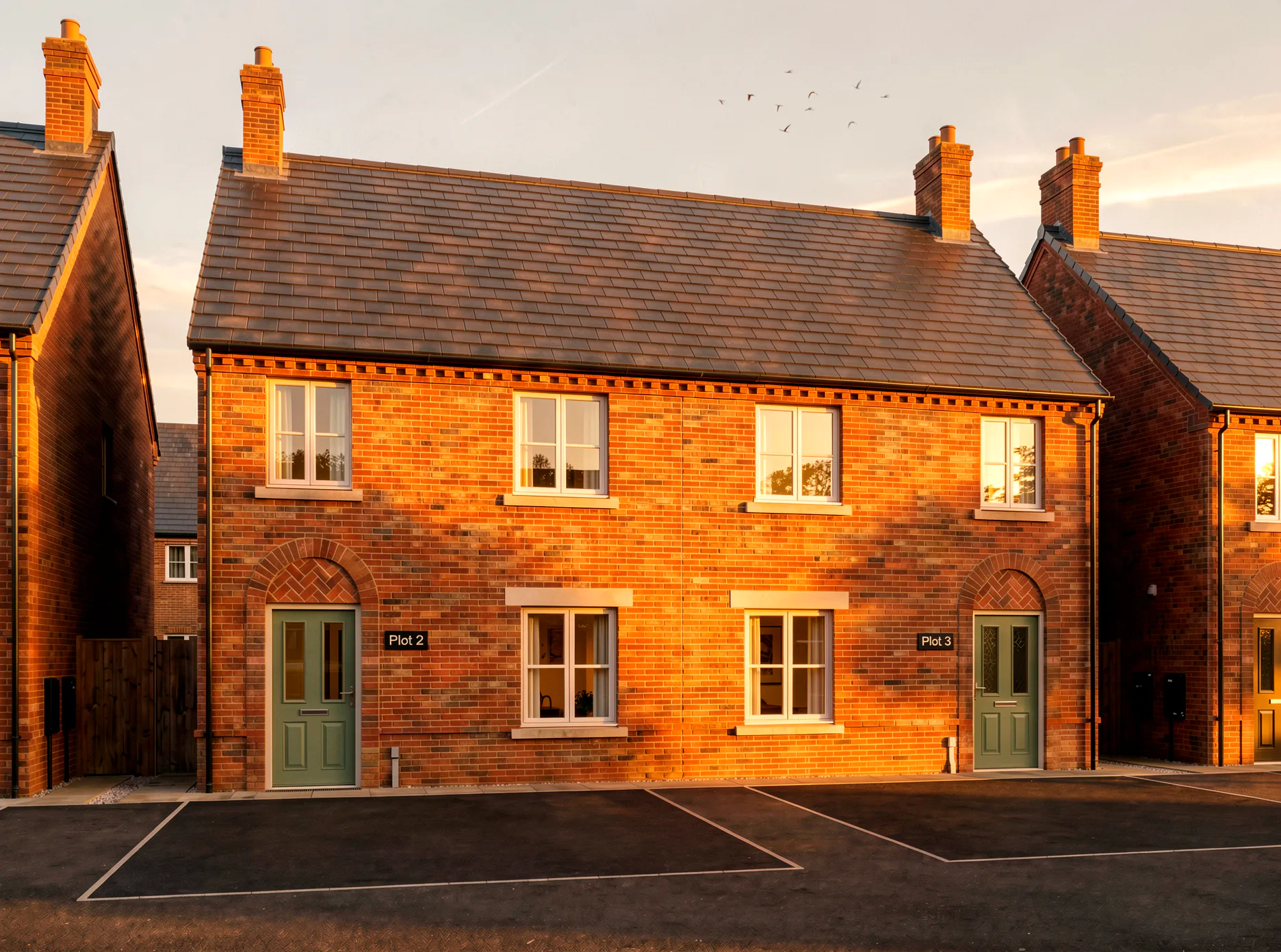 The Great Hale 3-bedroom semi-detached home with parking at The Orchards, Greylees.