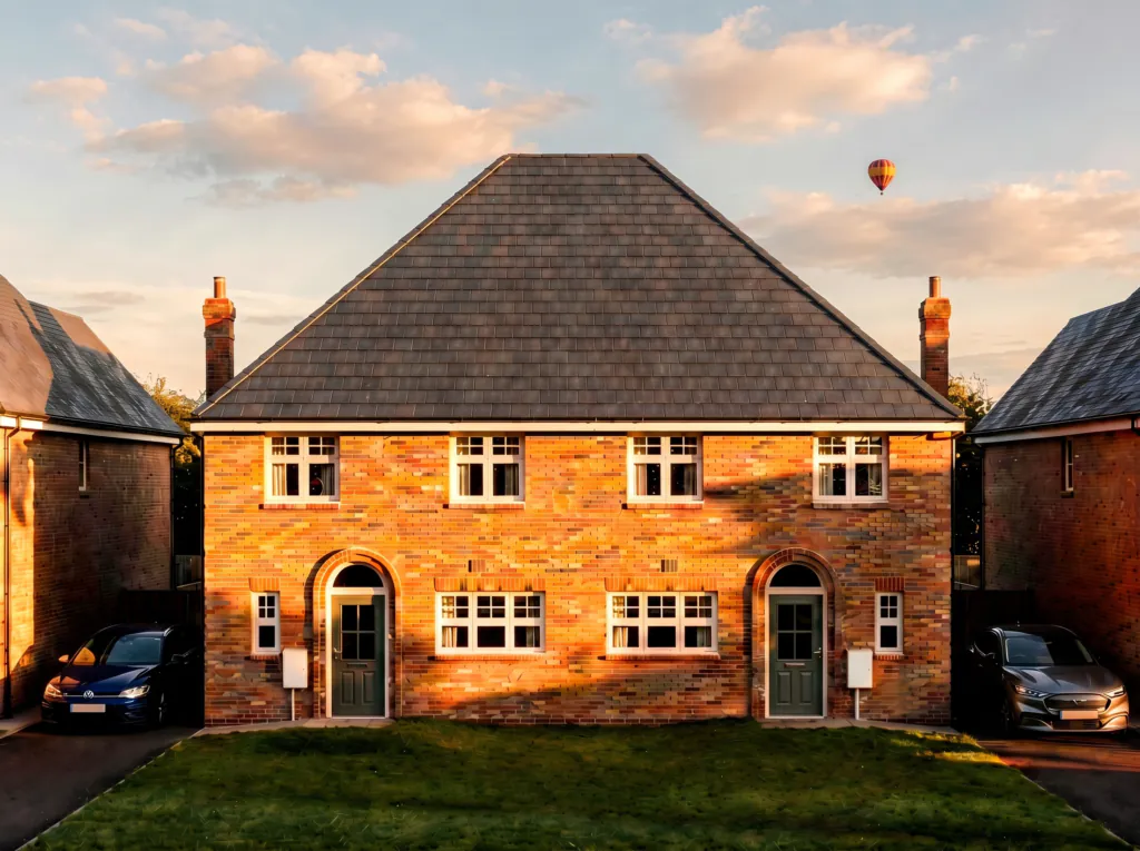 CGI of The Helpringham 4 bedroom semi detached home at The Orchards Greylees