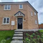 Front entrance of Plot 2 The Crowland at Beacon Hollow, Washingborough.