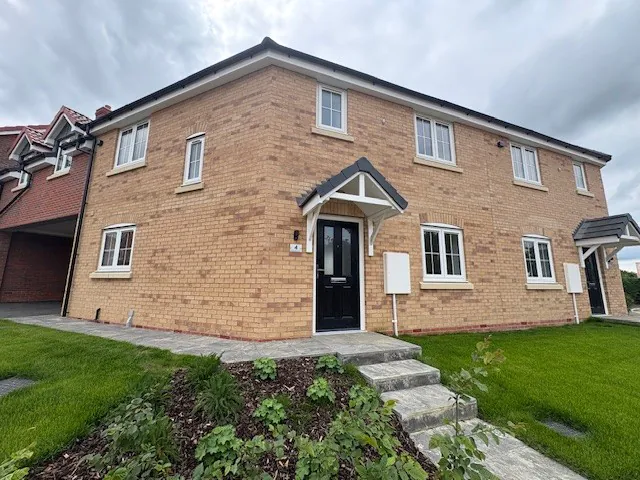 Front entrance of Plot 3 The Crowland at Beacon Hollow, Washingborough