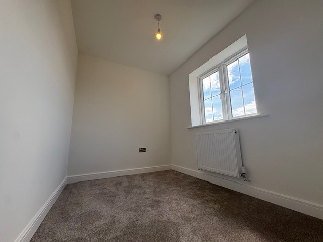 Third bedroom with window overlooking the neighbourhood at Plot 3 The Crowland, Beacon Hollow, Washingborough