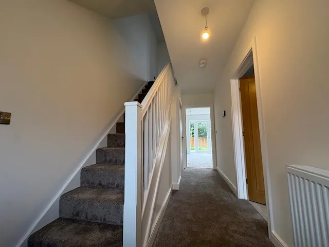 Entrance hallway with staircase at Plot 6 The Long Sutton, Beacon Hollow, Washingborough.