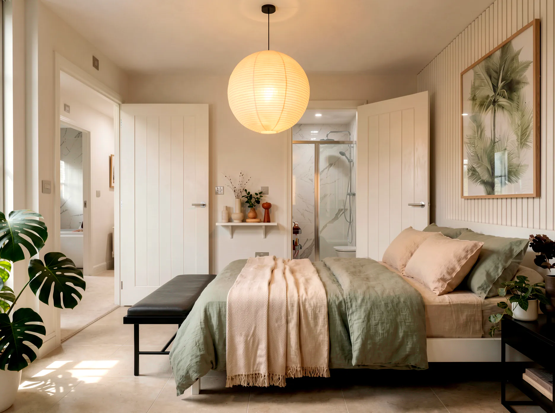 CGI of Bedroom 1 in a typical 4 bedroom semi-detached Lafford New Homes property at The Orchards, Greylees.