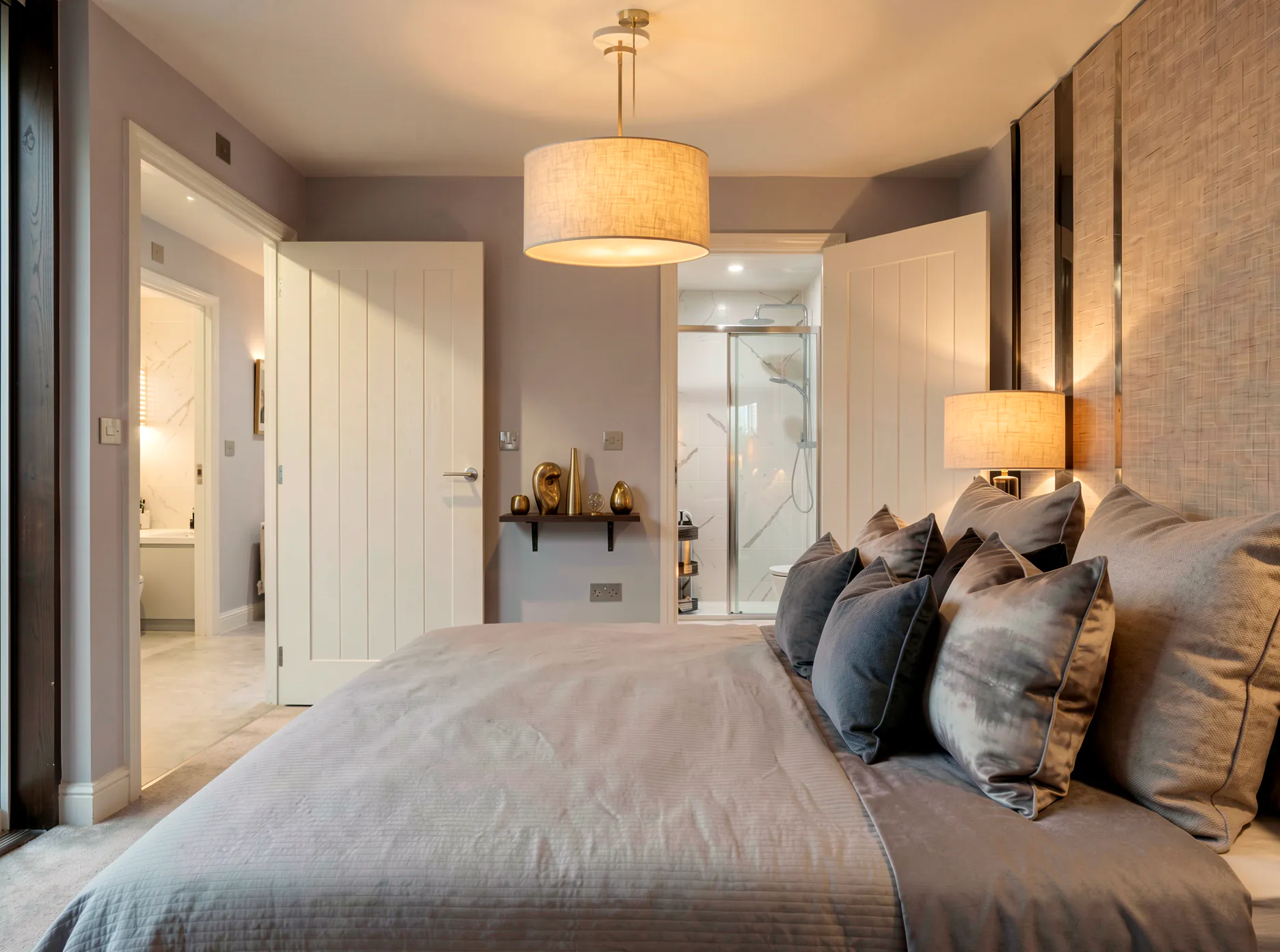 CGI of Bedroom 1 in a typical 4 bedroom semi-detached Lafford New Homes property at The Orchards, Greylees.