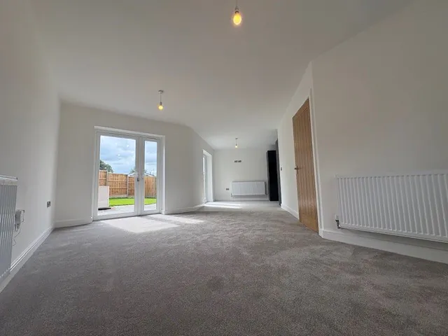 Spacious living room leading to the dining and kitchen areas at Plot 2 The Crowland, Beacon Hollow, Washingborough